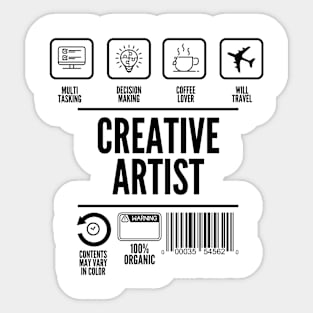 CREATIVE ARTIST Sticker